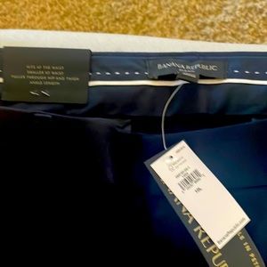NWT Banana Republic Curvy Navy Sloan trousers 10Long